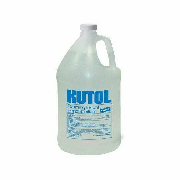 Kutol Products Co Kutol Foaming Hand Sanitizer No Alcohol Clear / Lt Linen Pour Top 1 Gallon, 4PK 68209